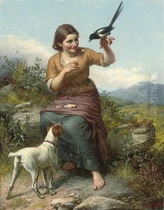 Feeding The Bird by Frank Bindley