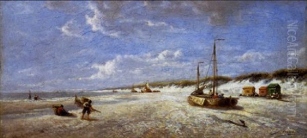Vissers Op Het Strand - view 1