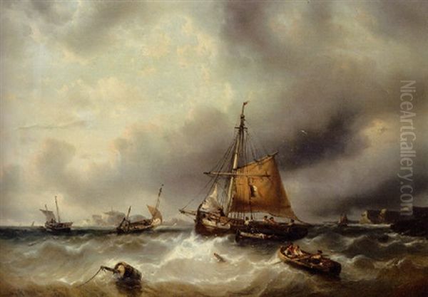 Shipping Off The Coast Of Brittany - view 1