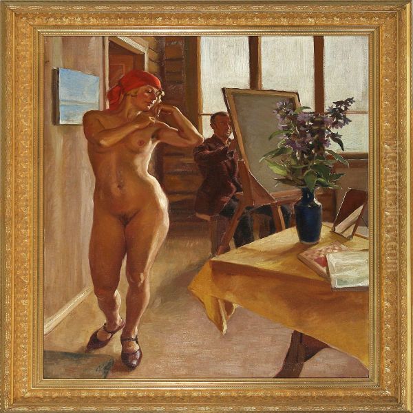 Painter And Model - view 1