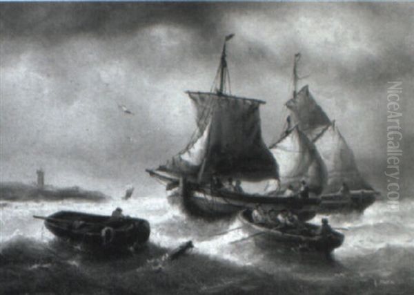 Ships On Stormy Seas - view 1