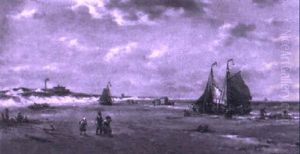 La Plage De La Panne En Flandre
