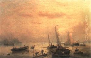 Beached Fishing Vessels by Francois-Etienne Musin