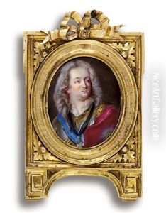 Peter The Great, Tsar Of Russia, In Gold-bordered Armour, Frilled White Shirt