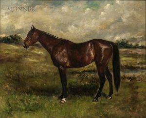 Portrait Of A Thoroughbred by Gustav Muss-Arnolt