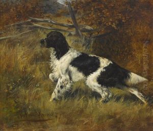 Setter In The Field by Gustav Muss-Arnolt