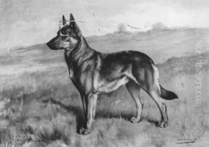 German Shepherd In A Field German Shepherd In A Field