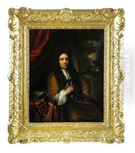 Portrait Of A Gentleman In A Brown And Purple Cloak thumbnail
