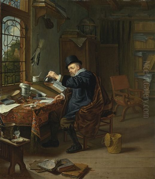 A Doctor In His Studio - view 1