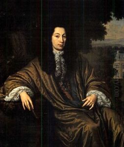 Portrat Von Pieter Ranst Valckenier (+ Portrat Von Eva Suzanna Pellicorne; Pair) by Michiel van Musscher