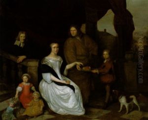Bildnis Einer Hollandischen Familie Auf Einer Schlossterrasse Bildnis Einer Hollandischen Familie Auf Einer Schlossterrasse