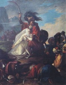 La Soeur Mathilde Implorant Le Cheik Malek Adhed Au Temps Des Croisades