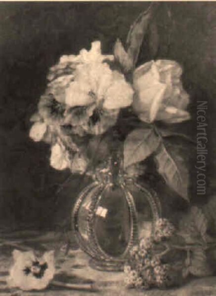 Blumen In Einer Glasvase - view 1