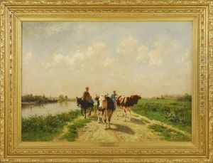 Mid-afternoon South Of France by Victor-Jean-Baptiste-Barthelemy Binet