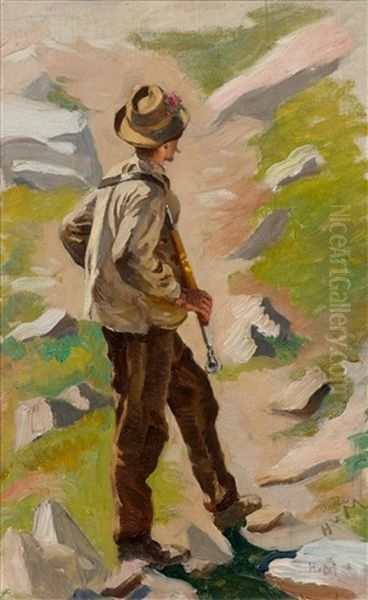 Homme A La Montagne (arolla) - view 1