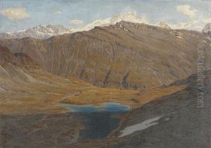 Bergsee Mit Weisshorn by Henri Van Muyden