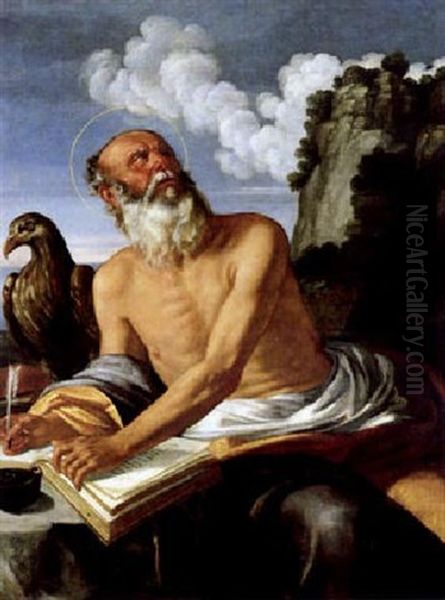 Der Evangelist Johannes Auf Pathmos - view 1