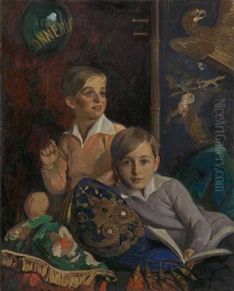 Portrait Of Two Boys - view 1