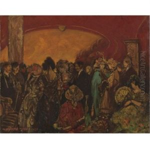 Theatre Lobby, Intermission by Jerome Myers