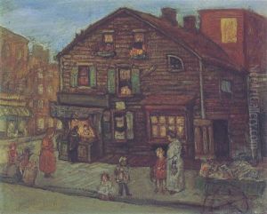 The Old Corner House, New York City by Jerome Myers