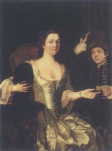 Portrait Of Madame Morehead by Frans Van Der Myn