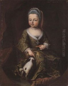 Ritratto Di Fanciulla Con Cagnolino