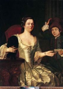 Portrait Of A Lady by Frans Van Der Myn