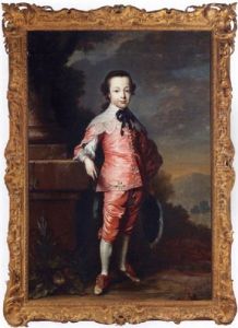 Portrait Of John Smyth, When A Boy, Wearing Van Dyck Costume, His Right Arm Resting On A Plinth