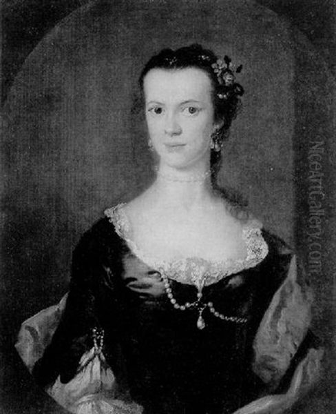 Portrait De Jeune Femme Au Collier De Perles - view 1