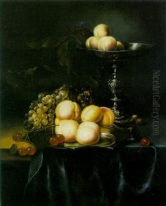 Nature Morte Aux Fruits by Frans Van Der Myn