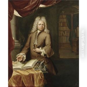 Portrait Of A Gentleman In His Study