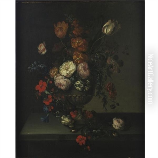 Still Life With Flowers In An Urn - view 1