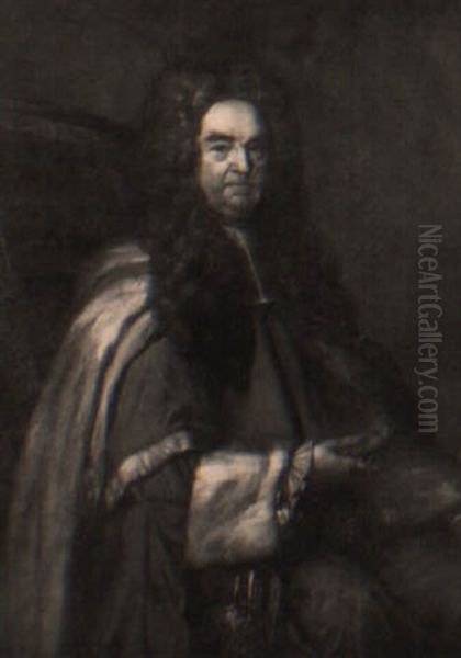 Portrait Of Judge Dormer, Seated, In Judicial Robes - view 1