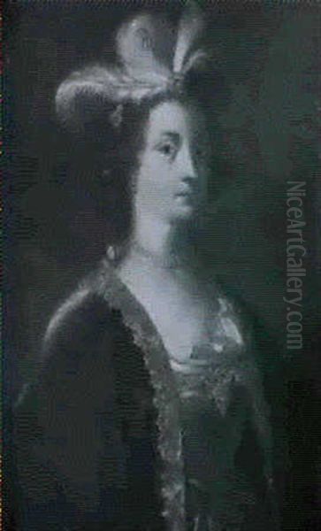 Portrait Of A Lady, Small Half Length...     Portrait Of A Gentleman, Small Half Length... - view 1