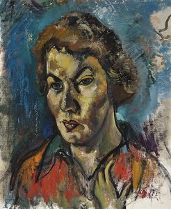 Artist's Wife Eva Bremer-myntti by Eemu Myntti