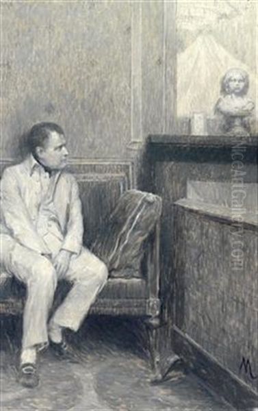 Emperor Napoleon I Contemplating A Bust Of His Son - view 1