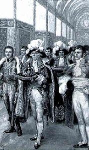 Colonel Lebrien, Kellermann, Lefre, Beauharnais, Le Sacre by Felicien de Myrbach-Rheinfeld