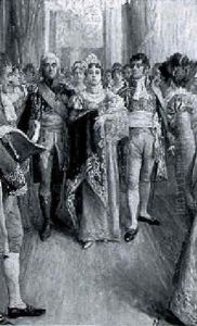 Napoleon Et Son Fils, Bessieres Et Montesquiou by Felicien de Myrbach-Rheinfeld