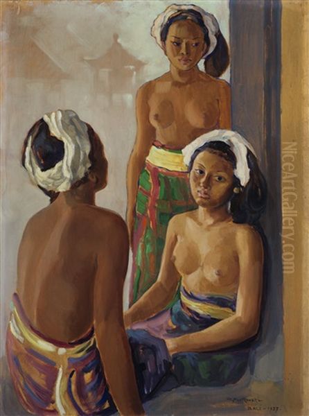 Three Balinese Women - view 1