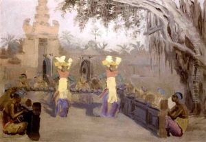 Temple Dance by Czeslaw Mystkowski