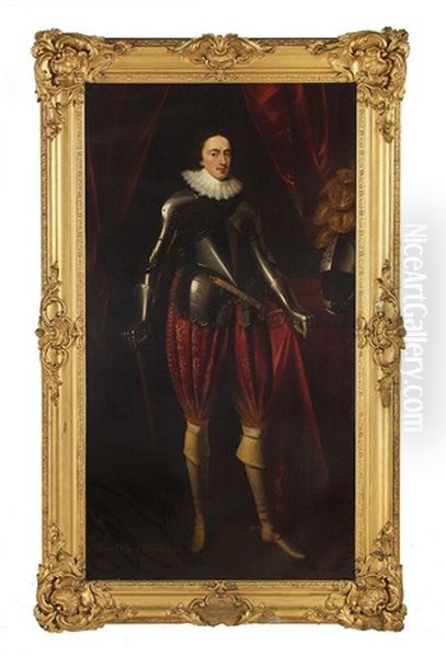 Full-length Portrait Of A Gentleman, Traditionally Identified As George Villiers, 1st Duke Of Buckingham (1592-1628) - view 1