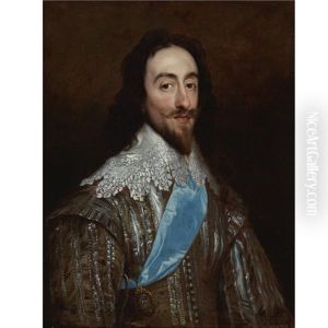 Portrait Of Charles I by Daniel Mytens the Elder