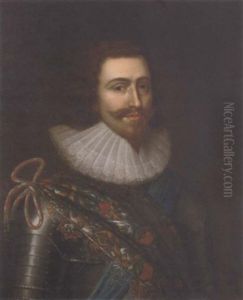 Portrait Of George Villiers, 1st Duke Of Buckingham, In Armour