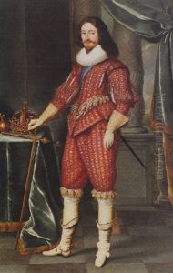 Portrait Of King Charles I by Daniel Mytens the Elder