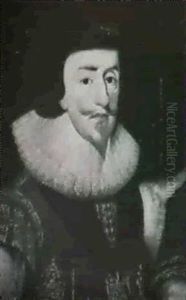 Portrait Of Charles I by Daniel Mytens the Elder