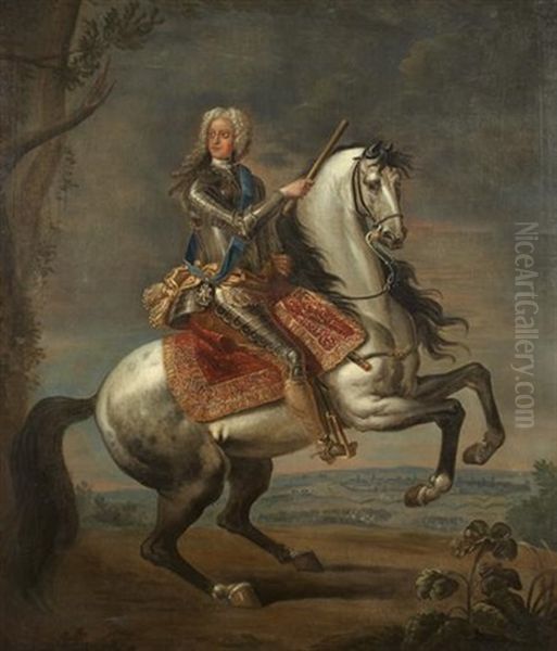 Military Commander On A Rearing Horse - view 1
