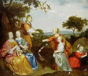 Portrait Of Six Children In A Landscape Portrait Of Six Children In A Landscape