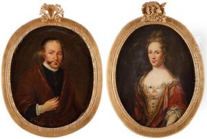 Gentlemen And Lady Portrait Gentlemen And Lady Portrait
