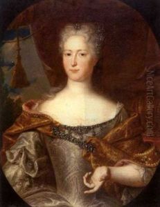 Portrait D'une Souveraine by Martin Ii Mytens