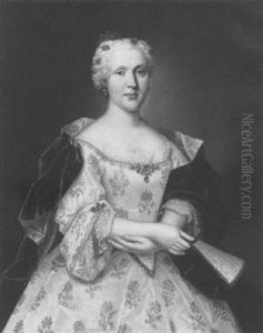 Portrait D'une Jeune Femme A La Robe Rose Portrait D'une Jeune Femme A La Robe Rose